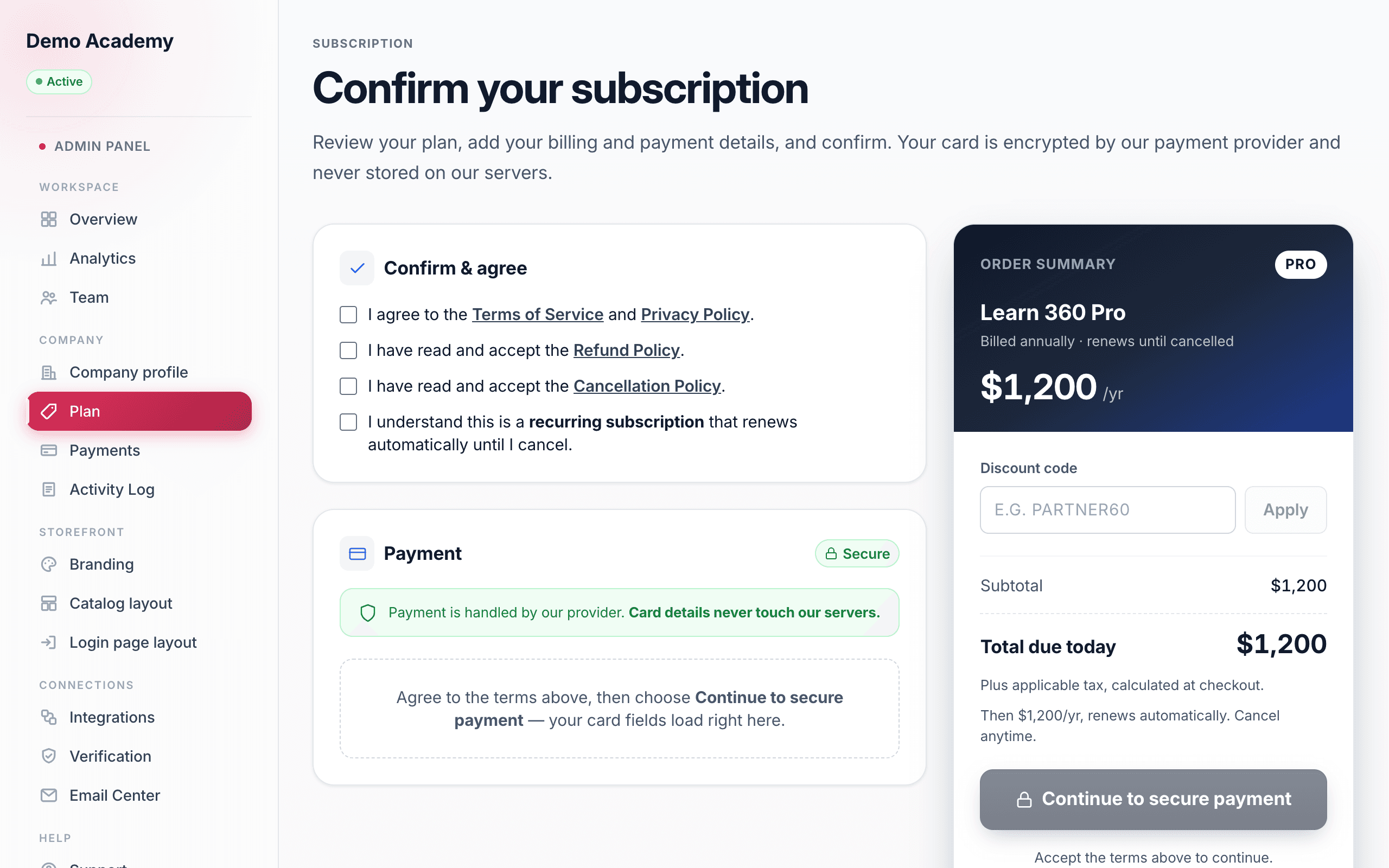 Confirm your subscription